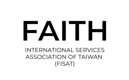 логотип Faith International Services Association of Taiwan (FISAT)